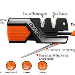 Sharpal 6-IN-1 Knife Sharpener/Survival Tool Bushcraft