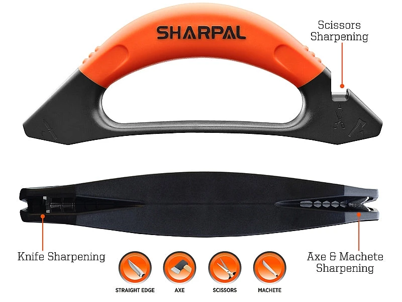 Sharpal 3-IN-1 Knife/Axe/Scissor Sharpener Bushcraft 4 Sharpal 3-IN-1 Knife/Axe/Scissor Sharpener Bushcraft