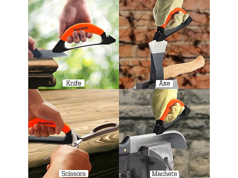 Sharpal 3-IN-1 Knife/Axe/Scissor Sharpener Bushcraft 5 Sharpal 3-IN-1 Knife/Axe/Scissor Sharpener Bushcraft