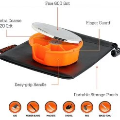 Bushcraft Sharpal FACEOFF Dual-Grit Diamond Tool Sharpener