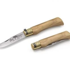 Knives & Tools Antonini Old Bear Stainless Knife - Olive Wood
