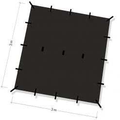 DD Hammocks DD 3mx3m Lightweight Tarp Bushcraft
