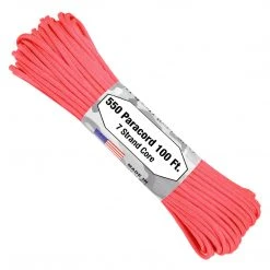 Bushcraft Atwood Rope Company 550 Paracord Pink 30mtr