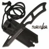Knives & Tools Survivor Tanto Point Neck Knife - SV-HK-656 1 Knives & Tools Survivor Tanto Point Neck Knife - SV-HK-656