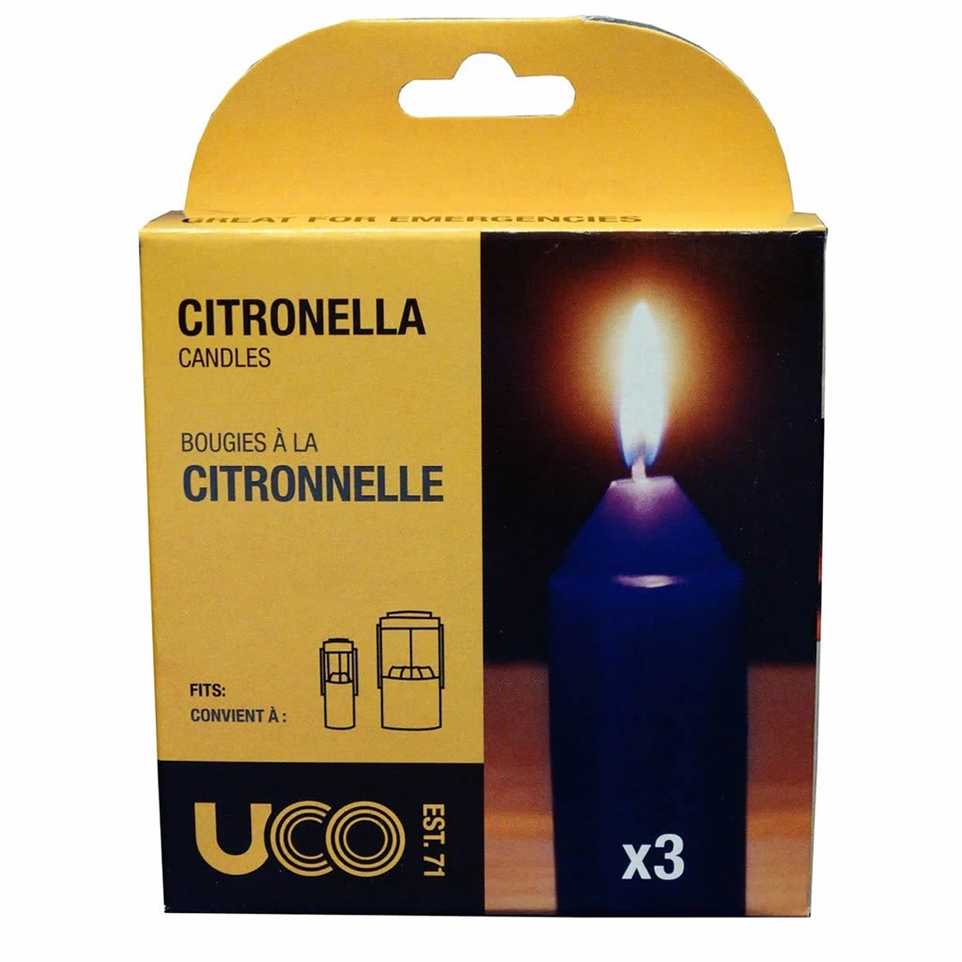 UCO Gear Bushcraft UCO 9 Hour Citronella Candles 3 UCO Gear Bushcraft UCO 9 Hour Citronella Candles