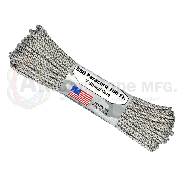 Atwood Rope Company 550 Paracord Arctic Camo 30mtr 3 Atwood Rope Company 550 Paracord Arctic Camo 30mtr