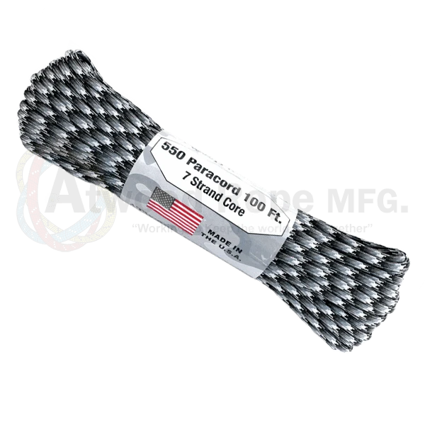 Bushcraft Atwood Rope Company 550 Paracord Urban Camo 30mtr 3 Bushcraft Atwood Rope Company 550 Paracord Urban Camo 30mtr