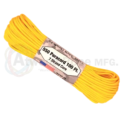 Atwood Rope Company 550 Paracord Yellow 30mtr Bushcraft