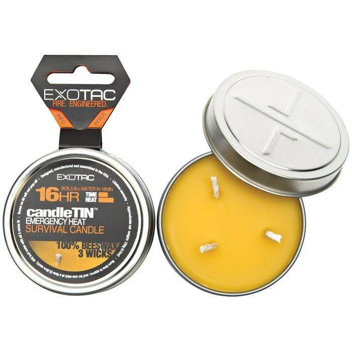 Bushcraft Exotac CandleTin Hot Burn 16 HR 3 Bushcraft Exotac CandleTin Hot Burn 16 HR
