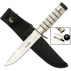 Survivor 9.5" Survival Knife With Survival Kit SV-HK-695