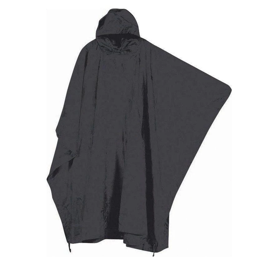 Mil-Com Water Proof Poncho Black 3 Mil-Com Water Proof Poncho Black