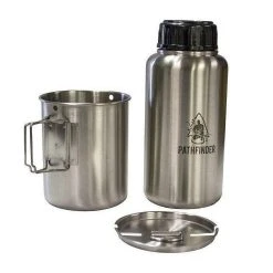 Pathfinder Stainless Steel Bottle Nesting Set Bushcraft