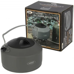 NGT Tackle NGT 1.1 Litre Gun Metal Aluminium Kettle