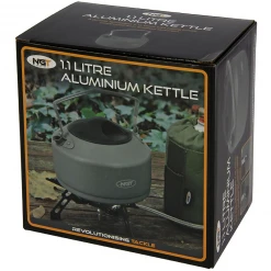 NGT Tackle NGT 1.1 Litre Gun Metal Aluminium Kettle