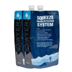 Sawyer Filters Sawyer Filter 2 Litre Squeezable Pouches Set 2 Bushcraft