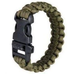 Preppers Web-Tex Paracord Wrist Band Olive