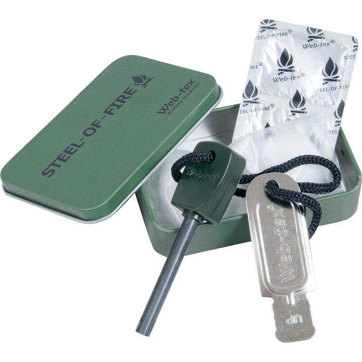 Web-Tex Steel Of Fire Starter Kit Bushcraft 3 Web-Tex Steel Of Fire Starter Kit Bushcraft