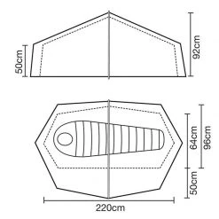 Terra Nova Bushcraft Wild Country Zephyros 1 Tent